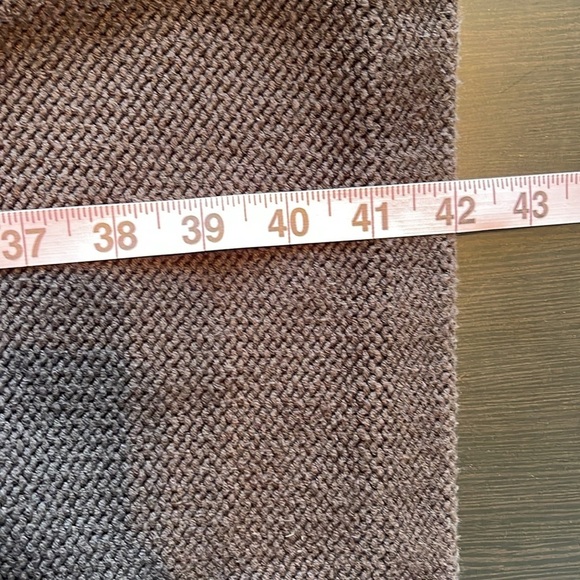 BCBGMaxazria Chocolate Brown Long Cardigan Chunky Knit Sweater 3 Button Size XL - Picture 9 of 9